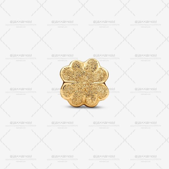 Pandora Textured Clover Mini Charm - Picture 2 of 6